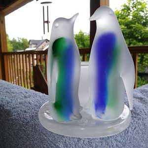PartyLite penguin candle holder